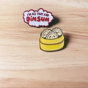 3 for $16• DimSum Enamel Pins